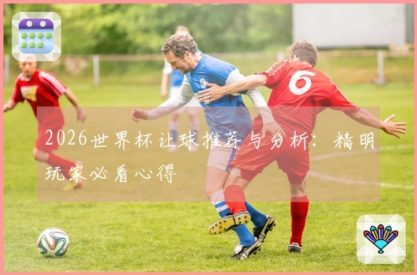 2026世界杯让球推荐与分析：精明玩家必看心得